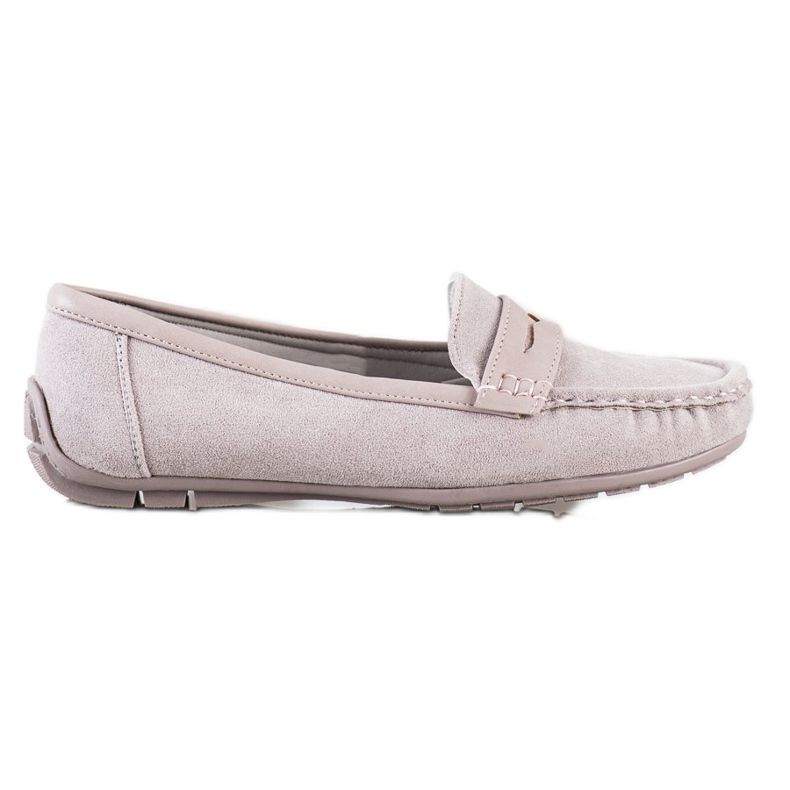 SHELOVET Mocasini gri confortabili SHELOVET Mocasini gri confortabili