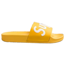 Seastar Papuci de cauciuc super alb galben