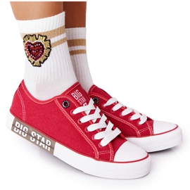 Adidași pentru femei Big Star HH274115 Roșu roşu