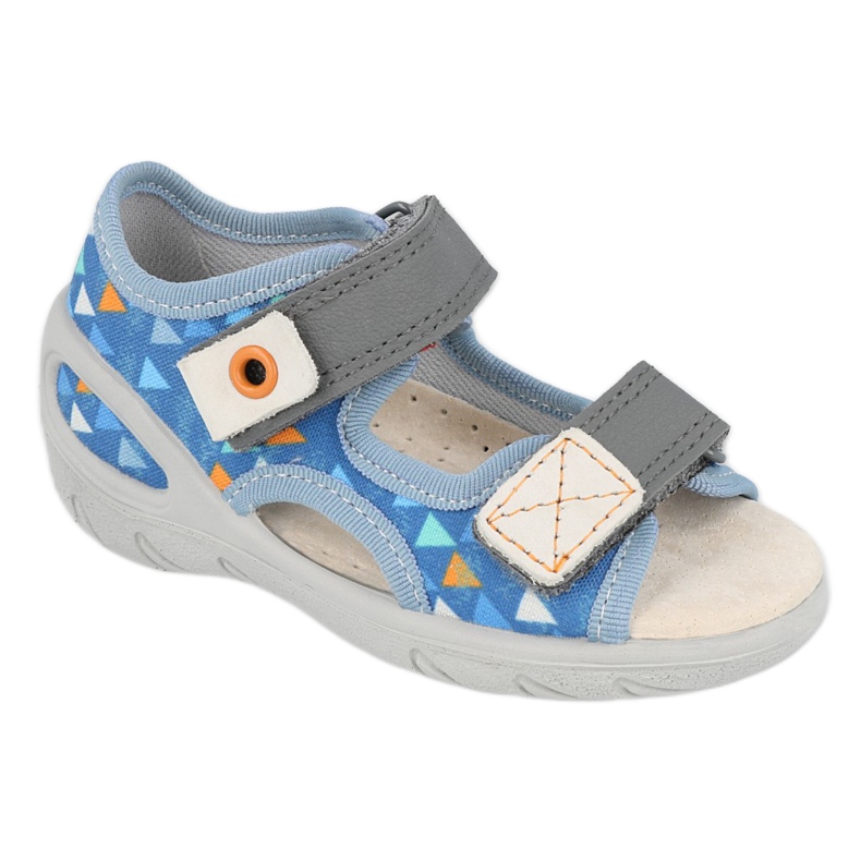 Pantofi pentru copii Befado pu 065X158 albastru multicolor