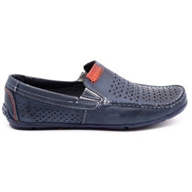 Olivier Încălțăminte pentru bărbați mocasin 906 pentru vara bleumarin albastru Olivier Încălțăminte pentru bărbați mocasin 906 pentru vara bleumarin albastru