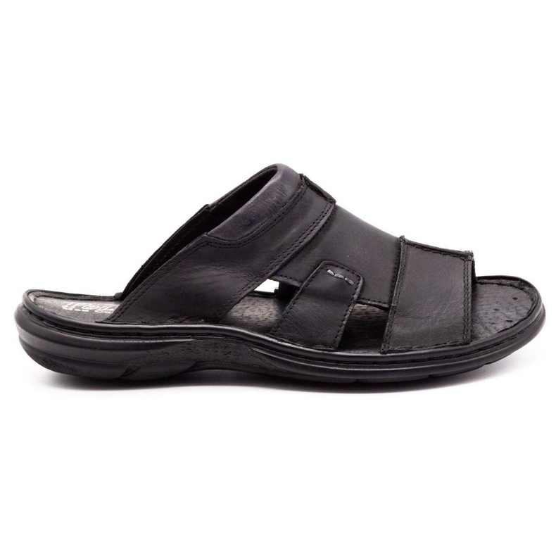 Polbut Papuci bărbați 358 negri negru