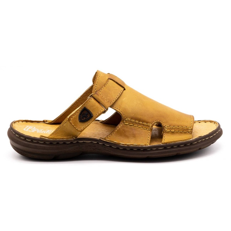 Polbut Papuci bărbați 356 roșii portocale