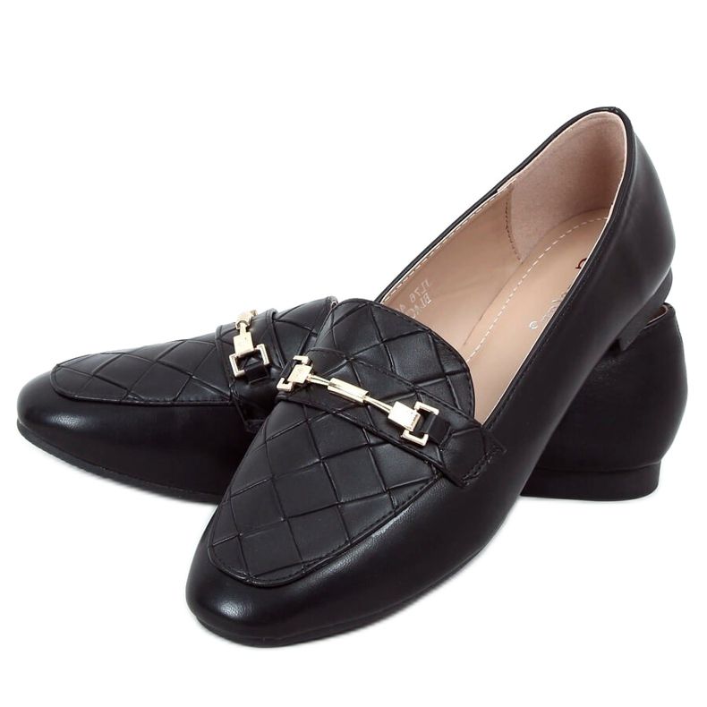 Mocasini dama negri JL76 Negru