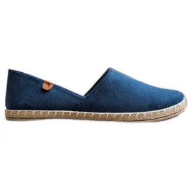 SHELOVET Espadrile alunecate albastru marin SHELOVET Espadrile alunecate albastru marin