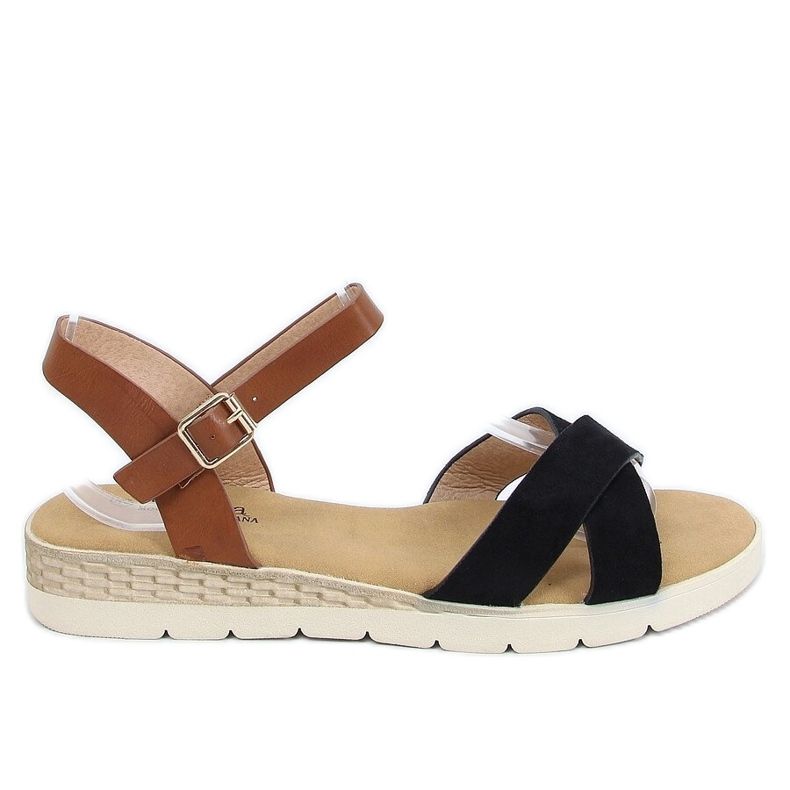 Sandale dama negre 1031-15 Negre maro negru