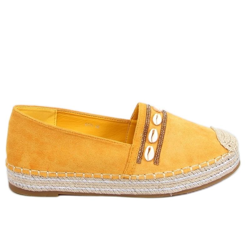 Espadrile cu coji de miere 6771 Galben
