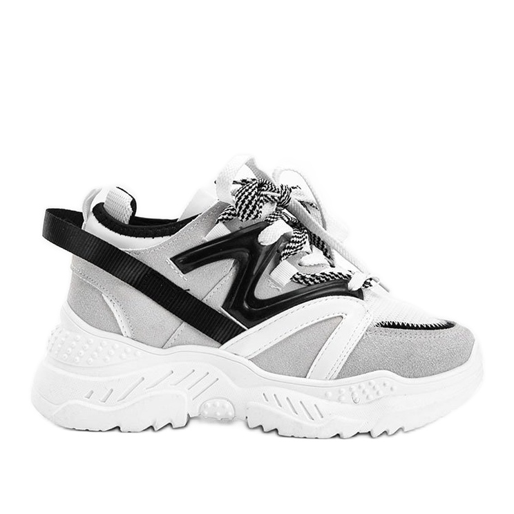 Adidași gri pe talpă groasă Aracela