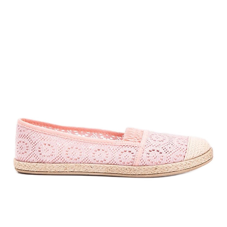 Espadrile din țesătură roz Laney Espadrile din țesătură roz Laney