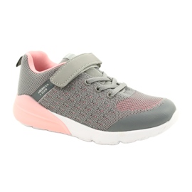 American Club Încălțăminte sport fete cu Velcro RL11 Gri-Roz American Club Încălțăminte sport fete cu Velcro RL11 Gri-Roz