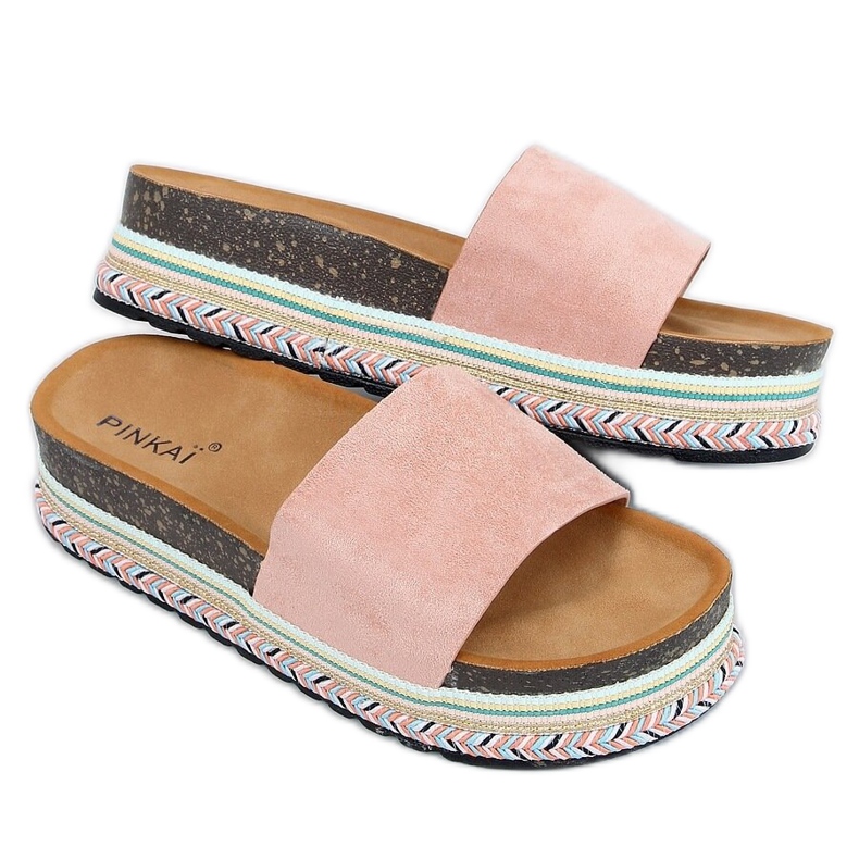 Papuci de plută roz LS015 Roz Papuci de plută roz LS015 Roz