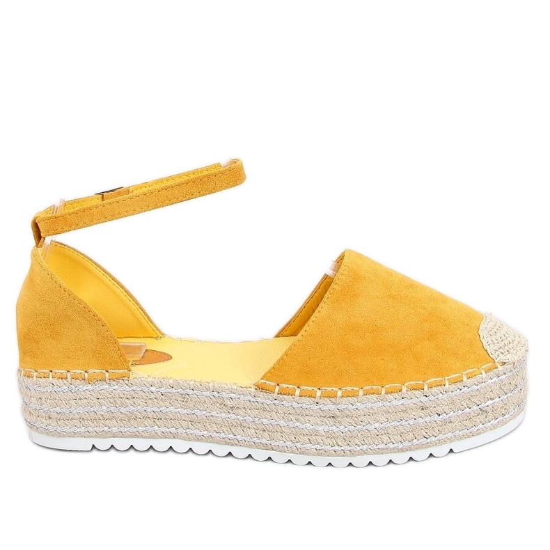 Sandale cu miere espadrile 2138 Galben