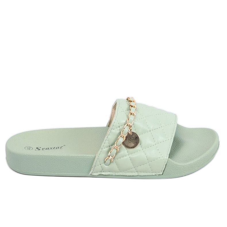 Menta CK189P Papuci verzi verde