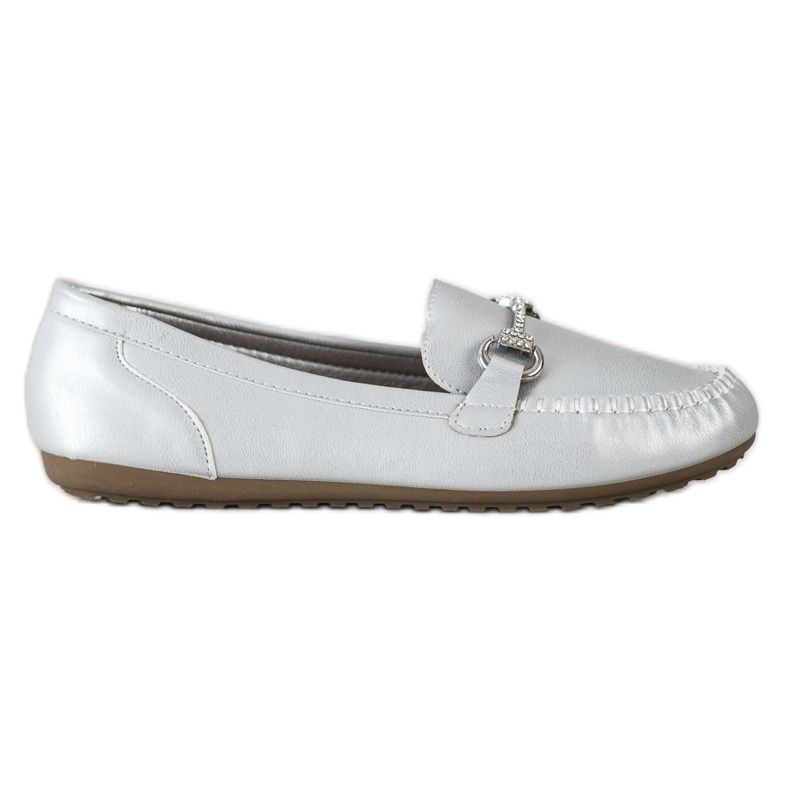 Queentina Mocasini eleganți cu zirconiu cubic argint