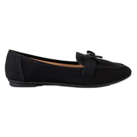 Diamantique Mocasini cu piele ecologică negru Diamantique Mocasini cu piele ecologică negru