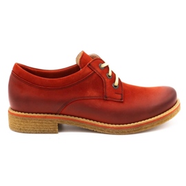 ButBal Pantofi de dama din piele 656B rosu roșu ButBal Pantofi de dama din piele 656B rosu roșu