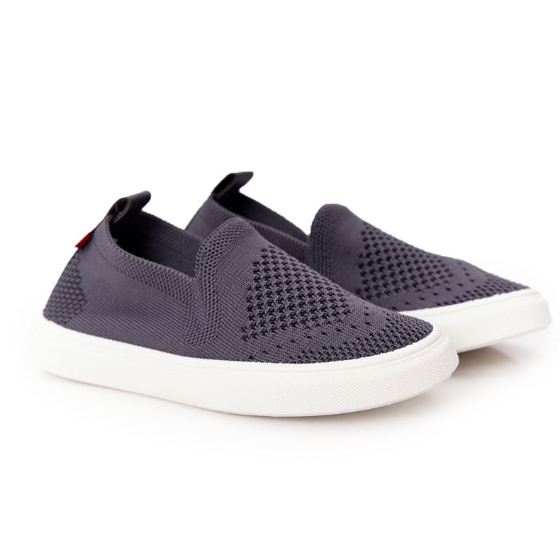 Adidași pentru copii Slip-On Big Star HH374104 Gri