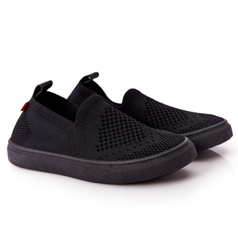Adidași pentru copii Slip-On Big Star HH374107 negri negru Adidași pentru copii Slip-On Big Star HH374107 negri negru