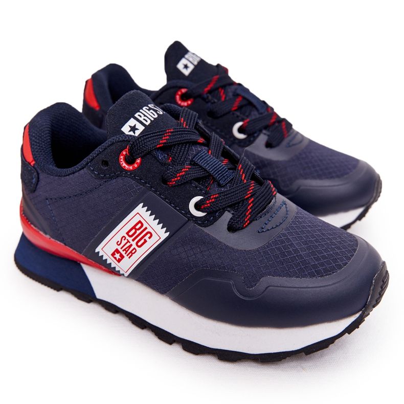 Încălțăminte sport pentru copii Foam de memorie Big Star HH374171 Blue Navy albastru