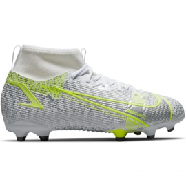 Pantofi de fotbal Nike Mercurial Superfly 8 Academy FG / MG Jr CV1127 107 gri argint
