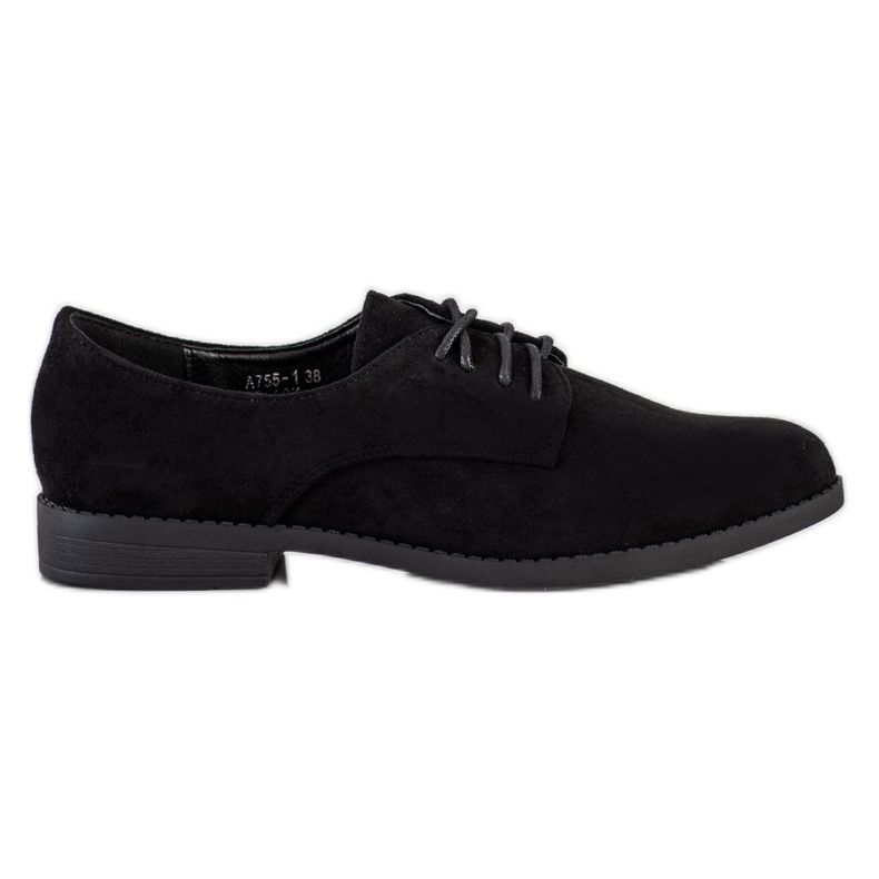 SHELOVET Pantofi clasici cu dantelă negru SHELOVET Pantofi clasici cu dantelă negru