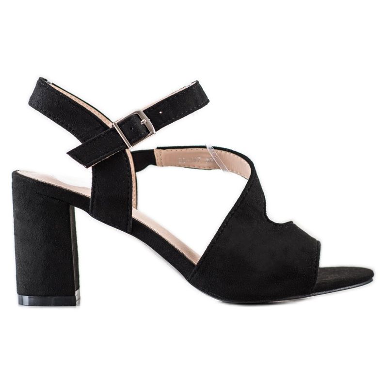 S. BARSKI Sandale cu toc înalt la modă de S.BARSKI negru
