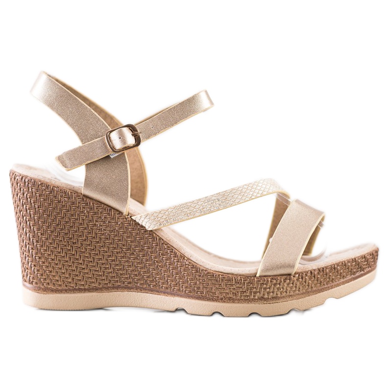 Sabatina Sandale Aurii Pe Pană de aur