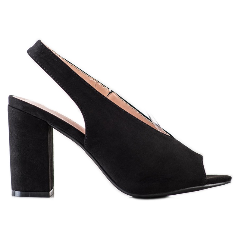 S. BARSKI Sandale construite S.BARSKI negru