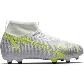 Pantofi de fotbal Nike Mercurial Superfly 8 Academy FG / MG Junior CV1127 107 argint