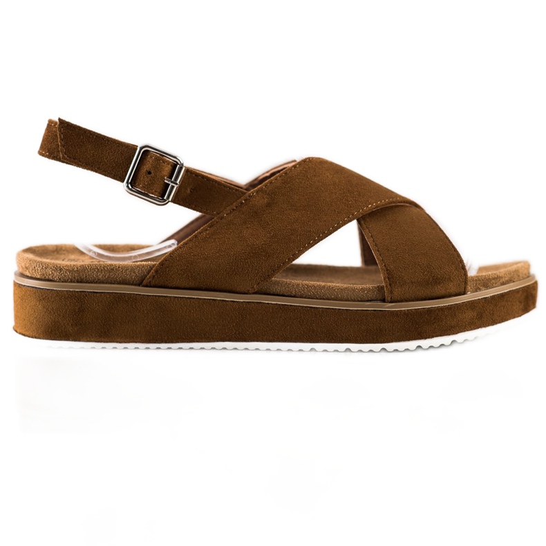 Goodin Sandale maro pe platformă Goodin Sandale maro pe platformă