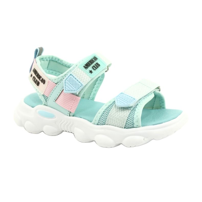 American Club Sandale verzi pentru fete Green RL32/21 verde