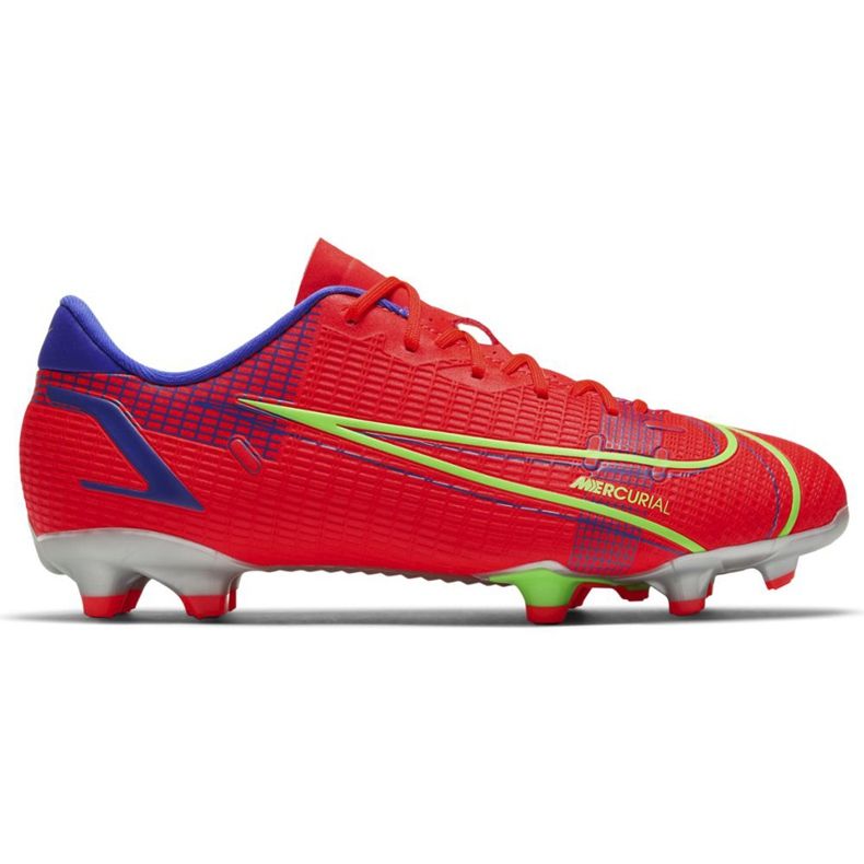 Pantof de fotbal Nike Mercurial Vapor 14 Academy FG / MG Junior CV0811 600 roșu roșu