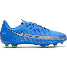 Pantof de fotbal Nike Phantom Gt Academy FG / MG Junior CK8476 400 albastru albastru