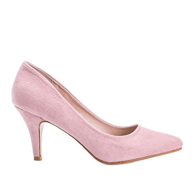 Pompele roz din piele ecologică Meagan Pompele roz din piele ecologică Meagan