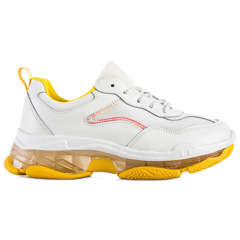 Goodin Adidași din piele alb