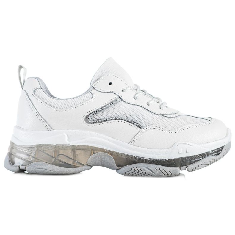 Goodin Adidași din piele alb