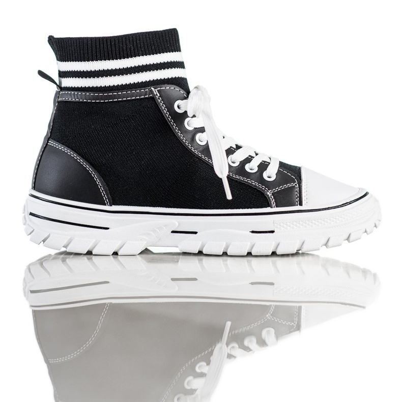 SHELOVET Adidași adezivi la modă negru