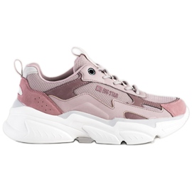 Adidași pentru femei Big Star HH274258 violet roz Adidași pentru femei Big Star HH274258 violet roz