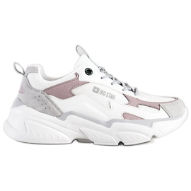 Adidași pentru femei Big Star HH274255 alb