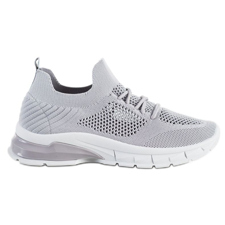 Filippo Adidași cu dantelă, ajurat gri