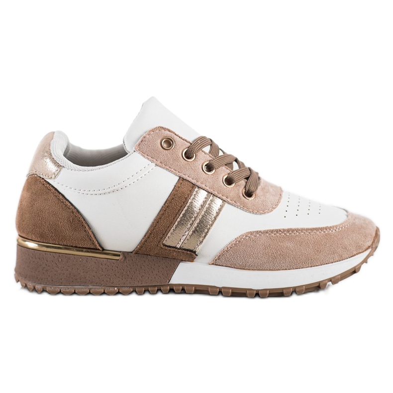 SHELOVET Adidași casual alb multicolor