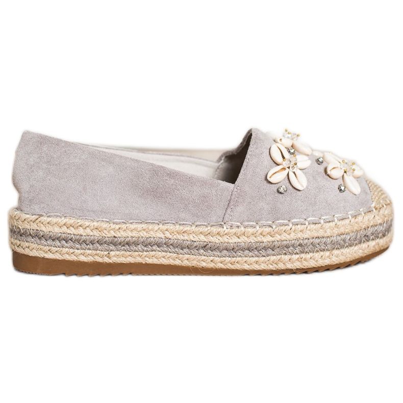 Seastar Espadrile Cu Cochilii bej