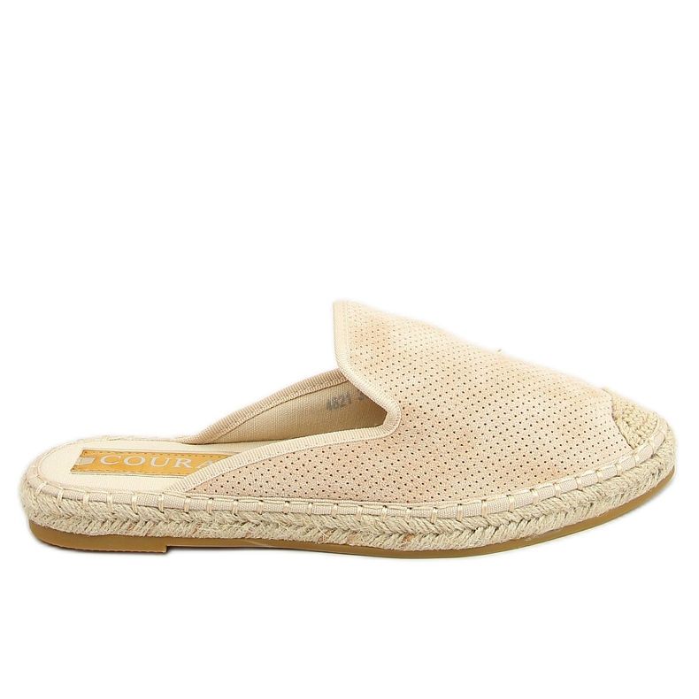 Espadrile dama bej 4821 Papuci bej Espadrile dama bej 4821 Papuci bej