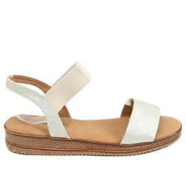 Sandale de dama aurii K-99153 Aurii de aur Sandale de dama aurii K-99153 Aurii de aur