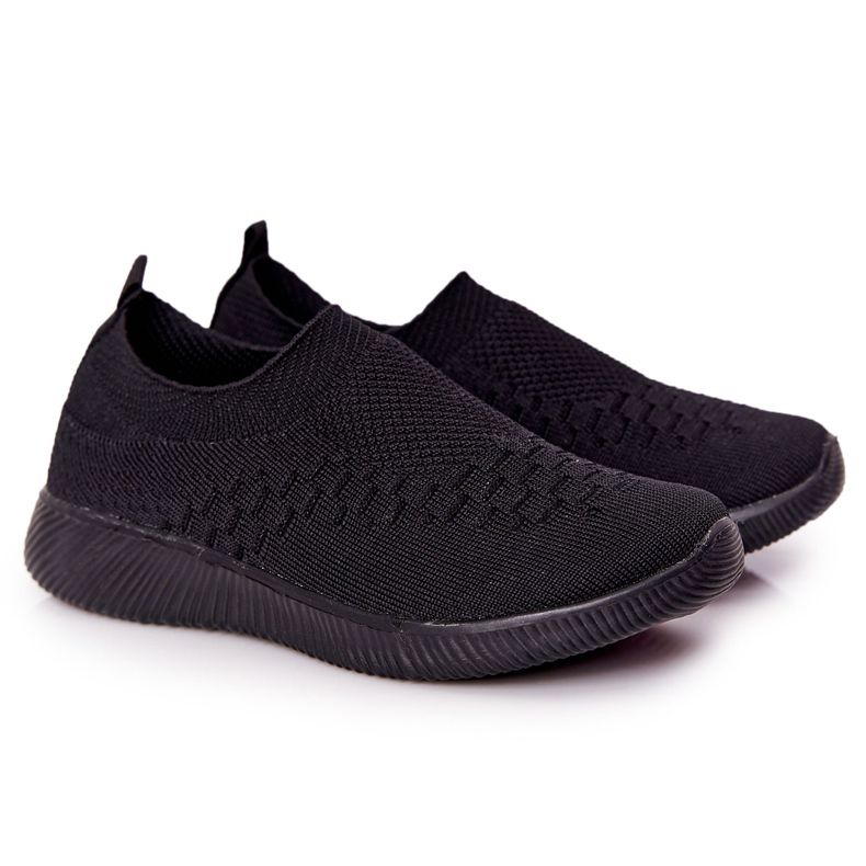 EVE Pantofi sport pentru copii Slip-On Black School Trip negru