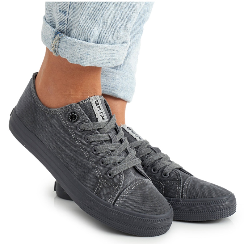 Adidași pentru femei Big Star Grey DD274440 gri