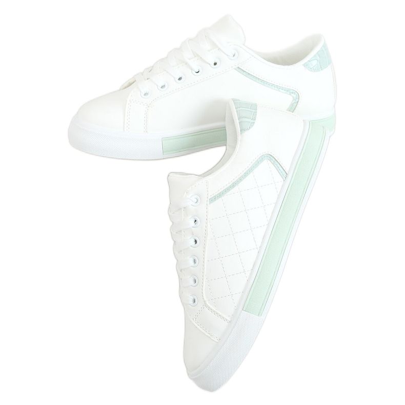 Adidași de damă albi și albaștri A88-86 Albastru