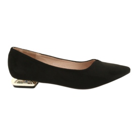 Pompe cu tocuri de aur FILIPPO DP2091 / 21 BK negru