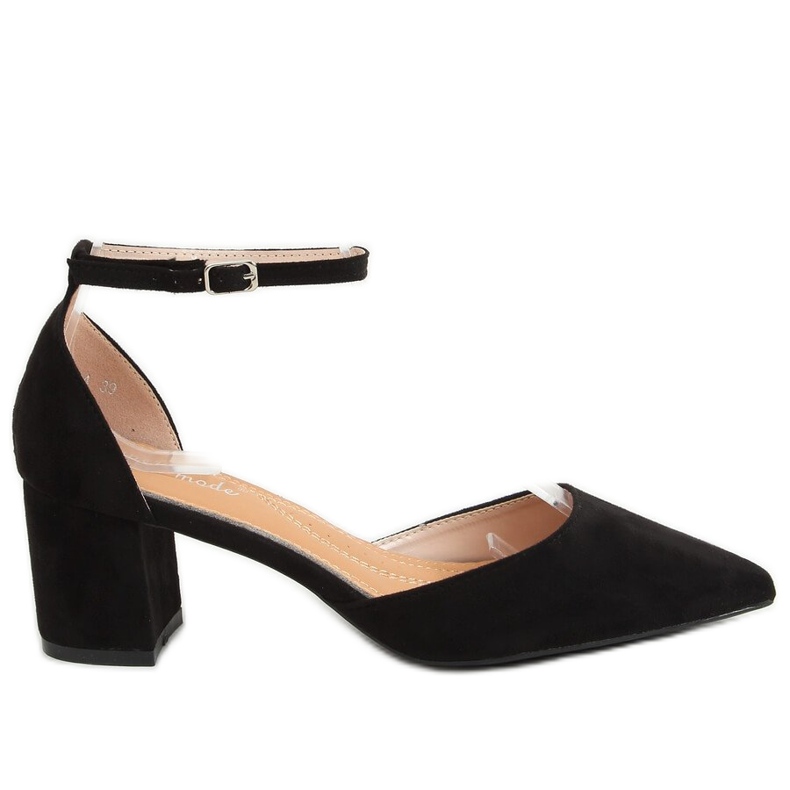 Black Pumps expus negru 7584 Negru