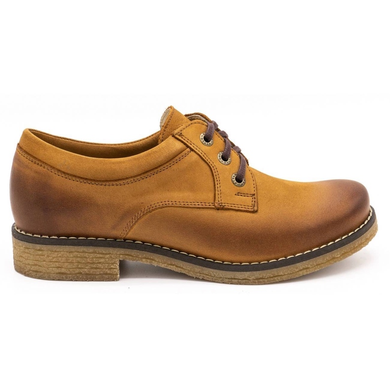 ButBal Pantofi de dama din piele 656B rosu portocale